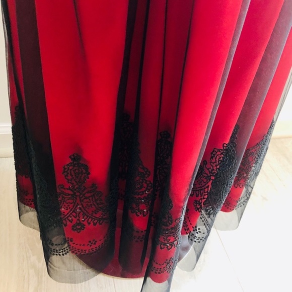 Jessica Howard Red Dress-repair - Picture 3 of 7
